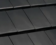 Nibra®-Glattziegel „G 10 PRO” – schwarz matt engobiert
