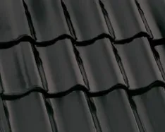 Nibra®-Hohlfalz-Ziegel „H 10” – schwarz edel-engobiert (glasiert)