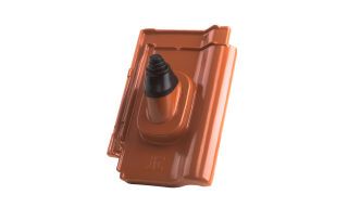 Flachdachziegel J11v Antennenziegel