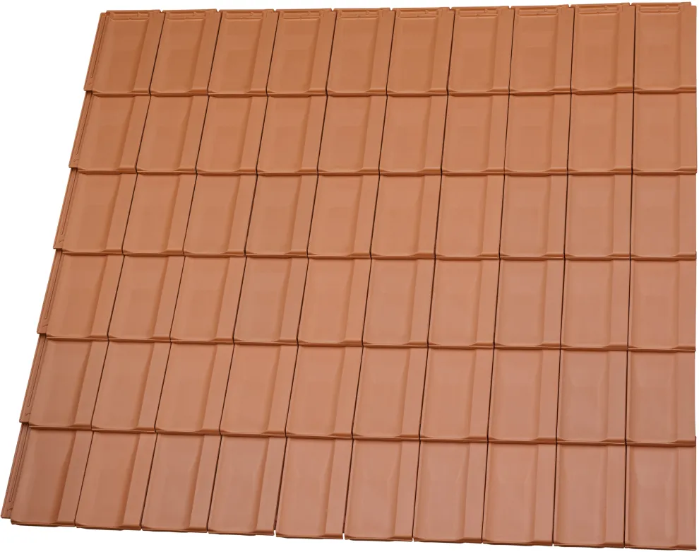 Flächenmuster Reformziegel Z12v, hier naturrot