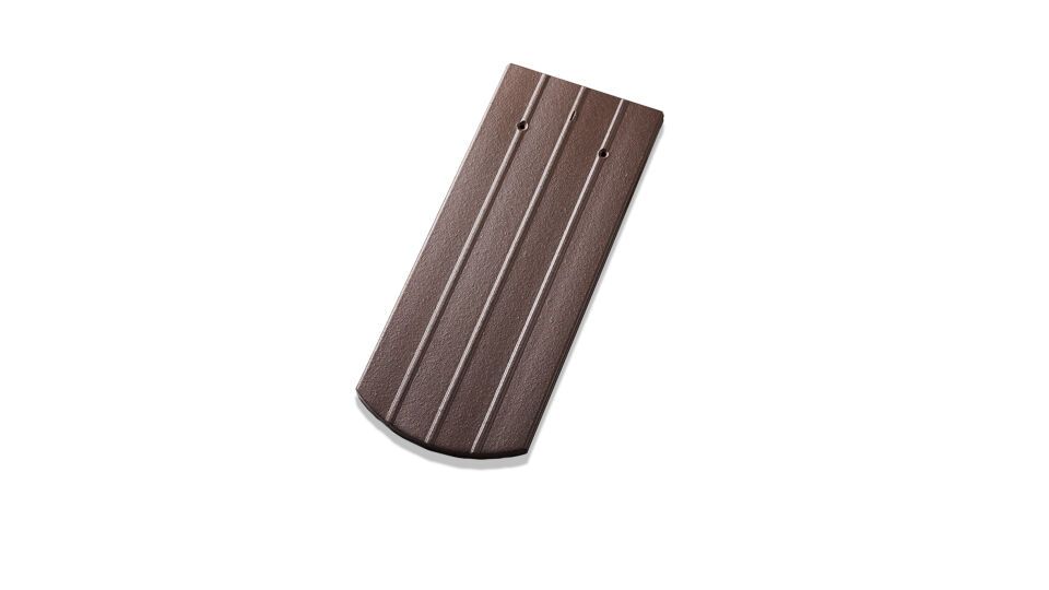 BERLINER BIBER DUNKELBRAUN 15,5 X 38 CM, SEGMENTSCHNITT