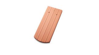 BERLINER BIBER NATURROT 15,5 X 38 CM, SEGMENTSCHNITT