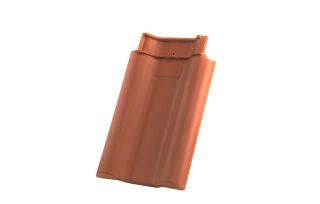 Flachdachziegel J13v Doppelwulst