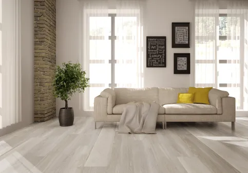 Designbelag in Holzoptik mit KERMOS Rigid Vinyl Dielen