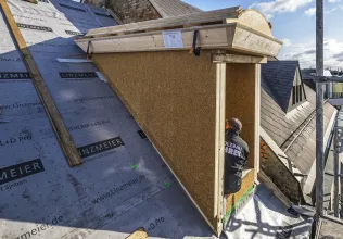 LITEC Gaubenbausysteme Bausätze – mit und ohne integrierte Schalldämmplatte erhältlich (GBS | GBS M)