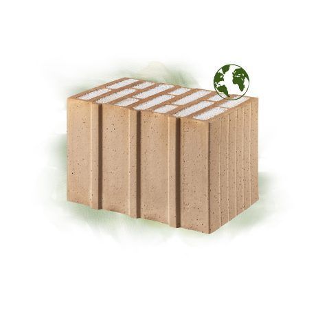 Poroton-T8-P (Perlit) Planziegel verfüllt 