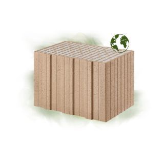Poroton-T7-P (Perlit) Planziegel verfüllt