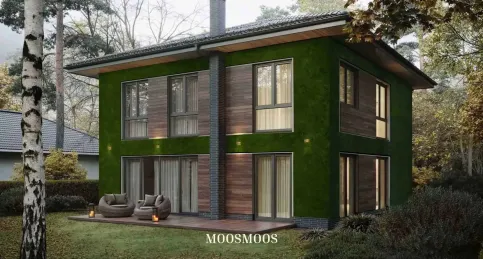 MOOSMOOS Grennovation, Haus im Wald - Fassadenbegrünungen