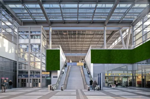 MOOSMOOS am Bahnhof - Fassadenbegrünungen