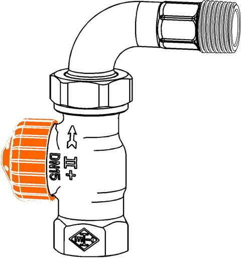 IMI HEIMEIER Thermostat-Ventilunterteil Eclipse