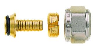 IMI HEIMEIER Klemmverschraubung vernickelt für Kunststoffrohr 14x2 mm und G 3/4 Außengewinde