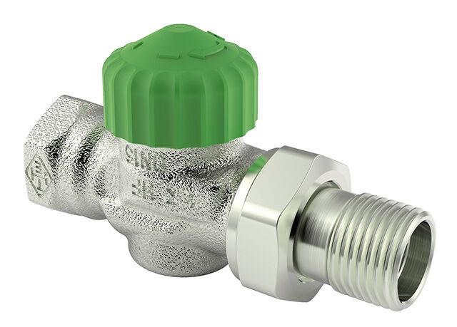 IMI HEIMEIER Thermostat-Ventilunterteil Eclipse 300, Durchgangsform, DN 15, mit automatischer Durchflussregelung für sehr große Heizkörper und kleine Temperaturspreizungen.