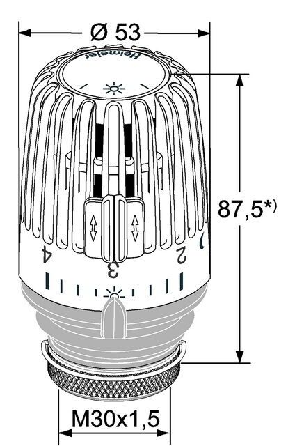IMI HEIMEIER Thermostat-Kopf K