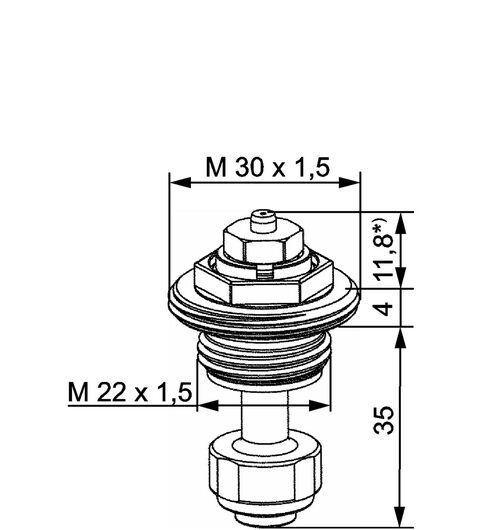 IMI HEIMEIER Thermostat-Oberteil f. Ventilheizkörper
