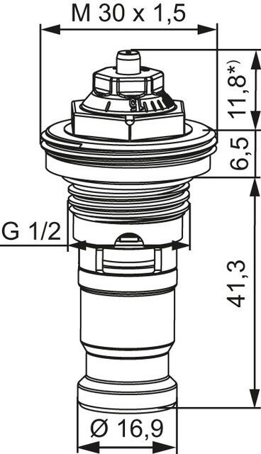 IMI HEIMEIER Thermostat-Oberteil Eclipse