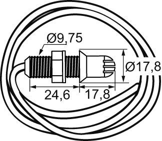 IMI HEIMEIER Mini-Lufttemperaturfühler kompatibel mit neoStat/neoStat-e/neoAir/HM-PRT