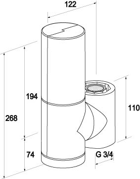 IMI PNEUMATEX Mikroblasen Abscheider Zeparo ZTVI 20, drehbar, mit Isolierung