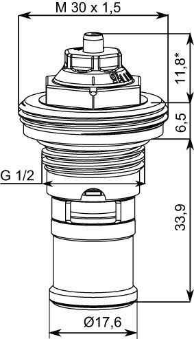 IMI HEIMEIER Thermostat-Oberteil Eclipse