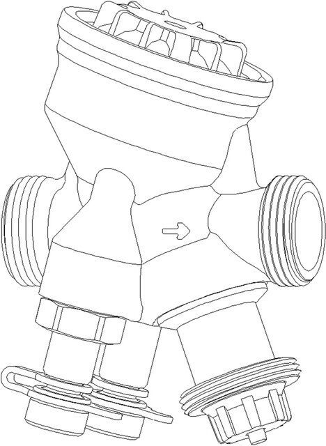 IMI TA Regel- und Regulierventil TA-Modulator druckunabhängig, DN10, G 3/4, PN16, 400 kPa