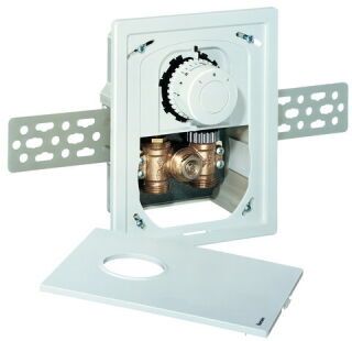 IMI HEIMEIER UP-Kasten Multibox F mit Thermostatventil, weiß RAL 9016