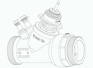 IMI TA Regel- und Regulierventil TA-Modulator druckunabhängig, DN40, G 2, PN16, 600kPA