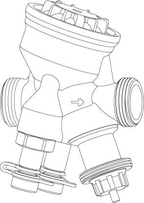 IMI TA Regel- und Regulierventil TA-COMPACT-P druckunabhängig, DN 15, G 3/4, PN 16