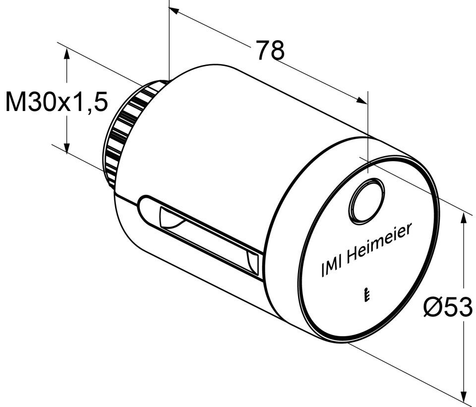 IMI HEIMEIER Thermostat-Kopf neo-K mit Hybridtechnologie