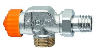 IMI HEIMEIER Thermostat-Ventilunterteil Eclipse, Axialform, DN15, Außengewinde G3/4