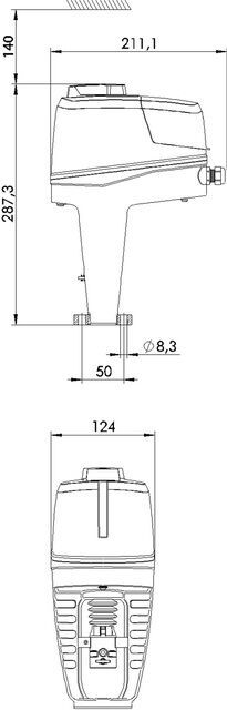 IMI TA Stellantrieb TA-Slider750 Plus,24V Modbus/RTU RS 485