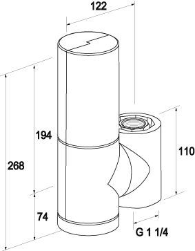 IMI PNEUMATEX Mikroblasen Abscheider Zeparo ZTVI 32, drehbar, mit Isolierung