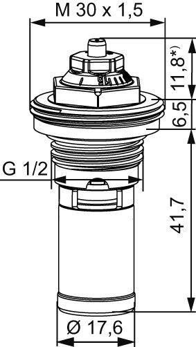 IMI HEIMEIER Thermostat-Oberteil Eclipse