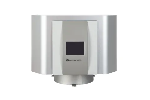 Die BrainCube Connect Steuerung mit Touchdisplay ist in die TecBox integriert.