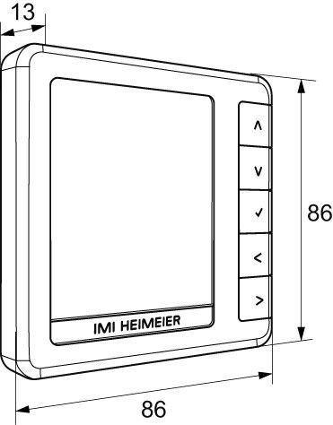 IMI HEIMEIER Raumthermostat programmierbar