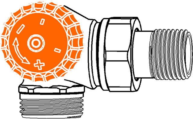 IMI HEIMEIER Thermostat-Ventilunterteil Eclipse