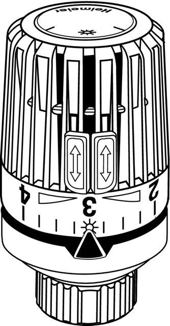 IMI HEIMEIER Thermostat-Kopf DX