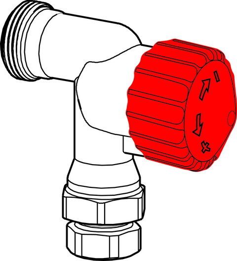 IMI HEIMEIER Thermostatventil Calypso TRV-3