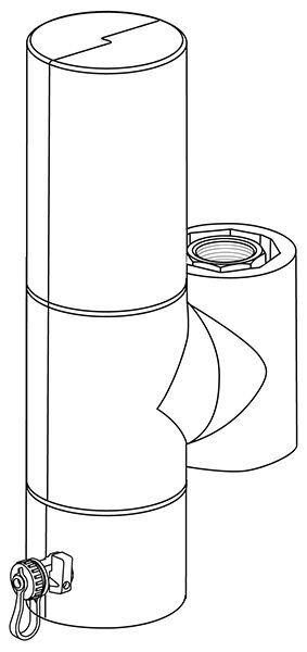 IMI PNEUMATEX Kombi Abscheider Zeparo ZTKMI 25, drehbar, mit Isolierung