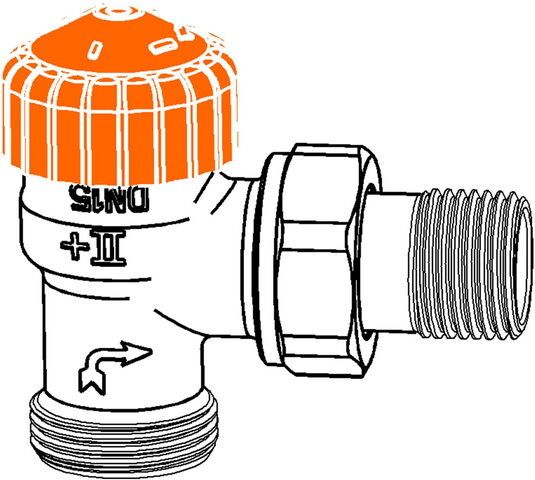 IMI HEIMEIER Thermostat-Ventilunterteil Eclipse