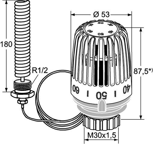 IMI HEIMEIER Thermostat-Kopf K