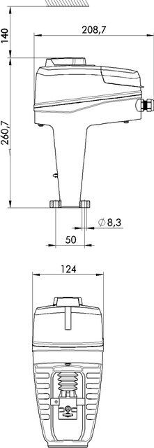 IMI TA Digitaler Stellantrieb TA-Slider 750