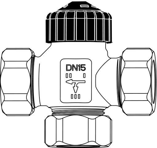 IMI HEIMEIER Dreiwege-Umschaltventil