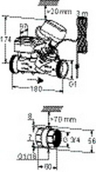 IMI TA Durchgangsregelventil TA-Smart Fail-safe elektron. druckunabhängig, DN20, PN25