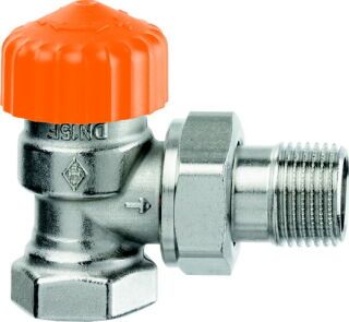 IMI HEIMEIER Thermostat-Ventilunterteil Eclipse, Eckform, verkürzt, DN 10