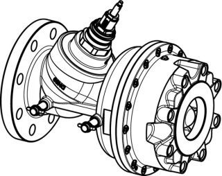 IMI TA Adapter Stellantriebe zu Ventilen KTM zu Danfoss AMV