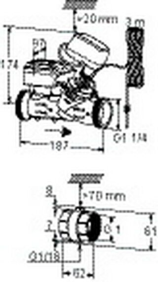IMI TA Durchgangsregelventil TA-Smart Fail-safe elektron. druckunabhängig, DN25, PN25