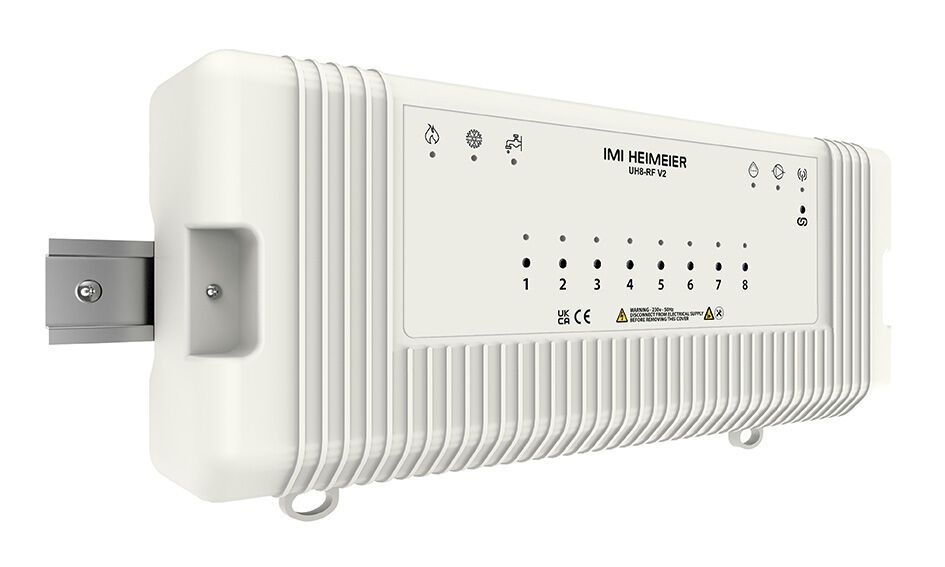 IMI HEIMEIER UH8-RF V2 Klemmleiste, Funk, für 8 Zonen