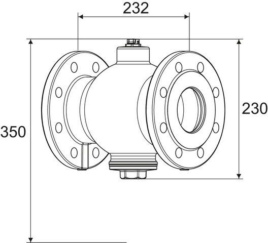 IMI PNEUMATEX Abscheider Ferro-Cleaner Typ 150, DN 80 mit Magnet und Anode, PN 16, Flansche