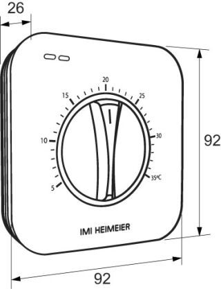IMI HEIMEIER Raumthermostat DS