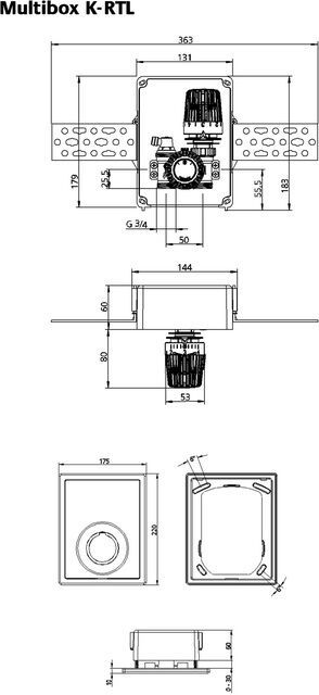 IMI HEIMEIER UP-Einzelraumregelung Multibox