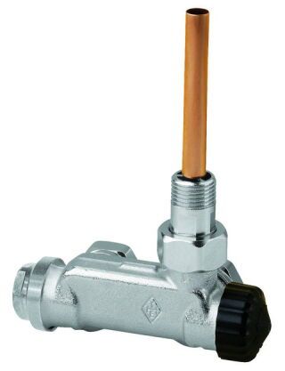 IMI HEIMEIER Ventil ElektroZ Einrohr Eckform, DN 15, mit Tauchrohr